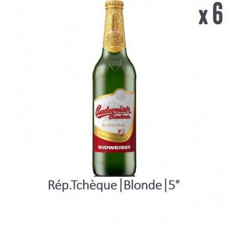 BUDWEISER BUDVAR 6*50CL