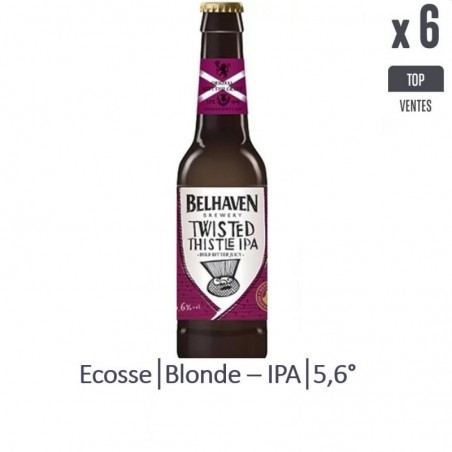 BELHAVEN CRAFT TWISTED THISTLE IPA 6*33CL