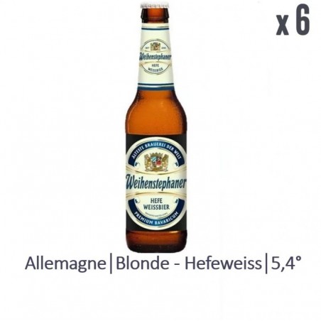 WEIHENSTEPHANER HEFEWEISSBIER 6*33CL