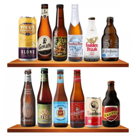 BOX 12 BIERES BELGES