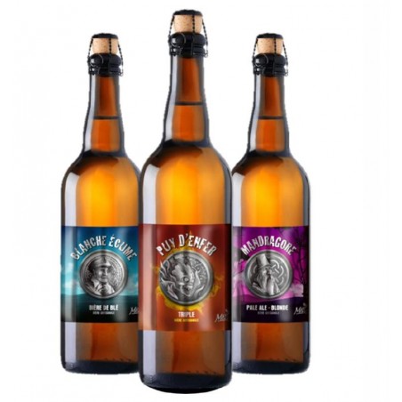 BOX FR (PUY D'ENFER, BLANCHE D'ECUME, MANDRAGORE) 3*75CL