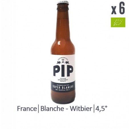 PIP - SUPER BLANCHE 6*33CL - ECOCERT FR-BIO-01