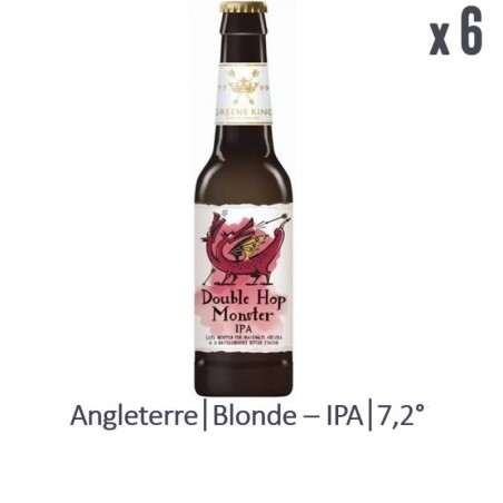 GREENE KING CRAFT DOUBLE HOP MONSTER IPA 6*33CL