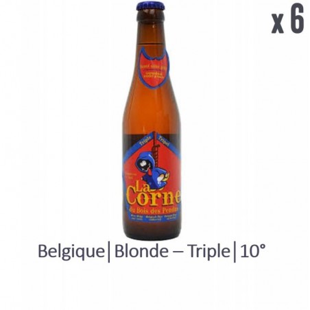 CORNE DU BOIS DES PENDUS TRIPLE AMBREE 6*33CL
