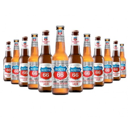 BOX DECOUVERTE BRASSERIE ROUTE 66 - 12*33CL