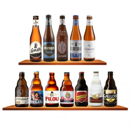 BOX DECOUVERTE BELGIQUE *12 BIERES BELGES