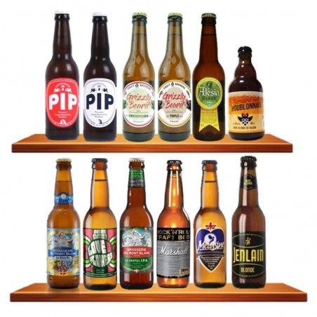 BOX DECOUVERTE FRANCE *12 BIERES FRANCAISES