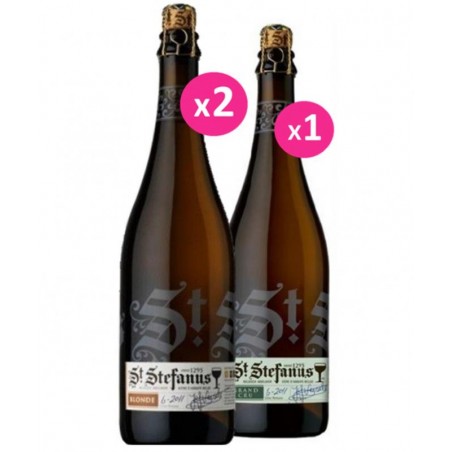BOX BIERES BELGES ST STEFANUS 3*75CL