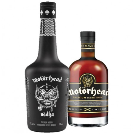 ASSORTIMENT SPIRITUEUX MOTÖRHEAD - VODKA + RHUM 70CL