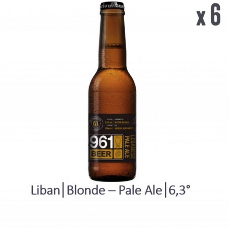 961 BEER LEBANESE PALE ALE 6*33CL