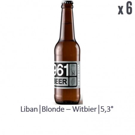961 BEER WITBIER 6*33CL