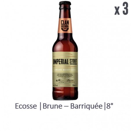 CLAN BREWING IMPERIAL STOUT 3*33CL