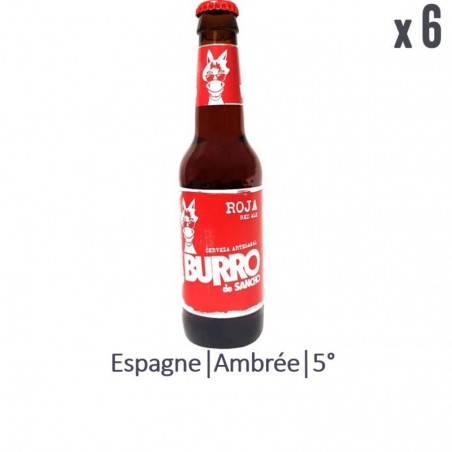 BURRO DE SANCHO ROJA 6*33CL