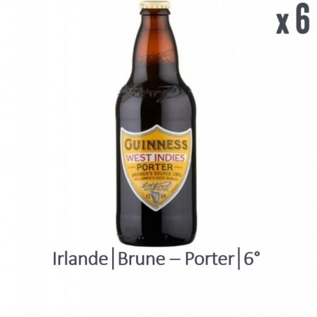 GUINNESS WEST INDIES PORTER 6*50CL