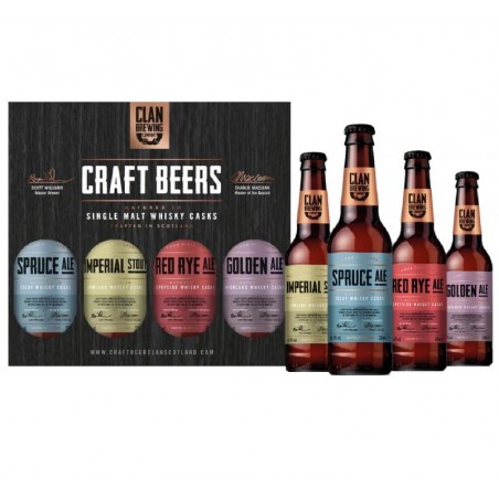 COFFRET COLLECTOR CLAN BREWING 4*33CL