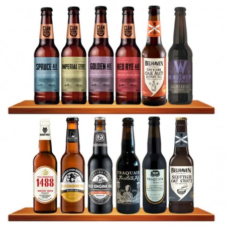 BOX DECOUVERTE 12 BIERES ECOSSAISES D'EXCEPTION 12*33CL