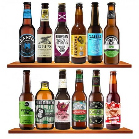 ASSORTIMENT 12 BIÈRES IPA 33CL