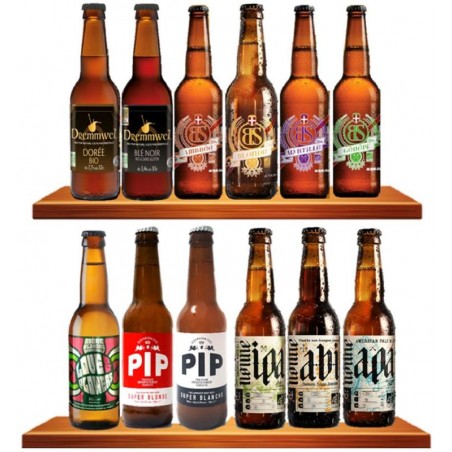 BOX DECOUVERTE 12 BIERES BIO FRANCE