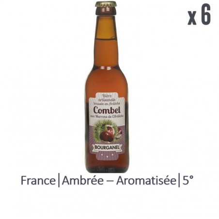 BOURGANEL MARRONS DE L ARDECHE 6*33CL