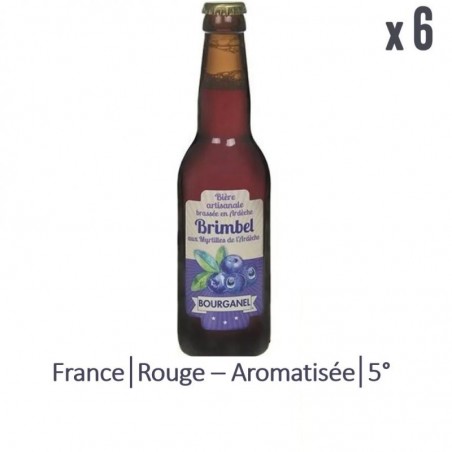 BOURGANEL MYRTILLES DE L'ARDECHE 6*33CL