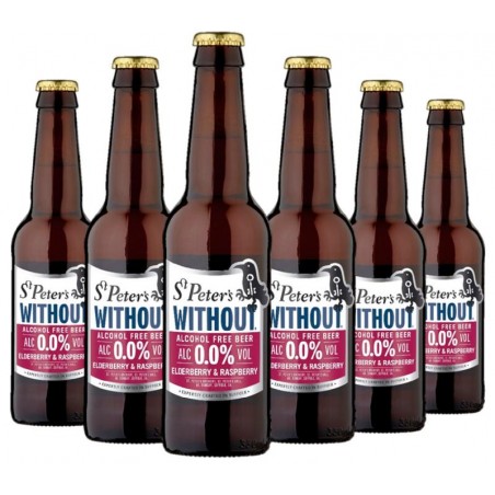 ST PETER'S ELDERBERRY & RASPBERRY SANS ALCOOL 6*33CL