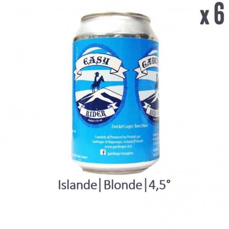 GAEDINGUR EASY RIDER 6*33CL CAN