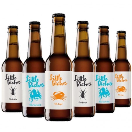 BOX DECOUVERTE BRASSERIE LITTLE BICHOS 6*33CL