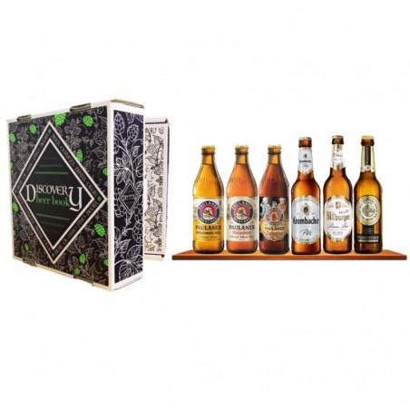 COFFRET DECOUVERTE BIERES ALLEMANDES DISCOVERY BEER BOOK 6*33CL