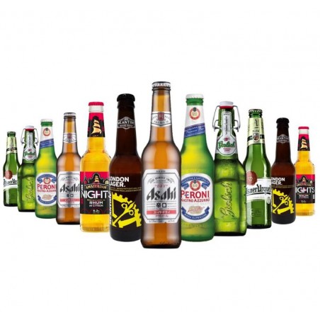 BOX DECOUVERTE BIERES DU MONDE 12*33CL