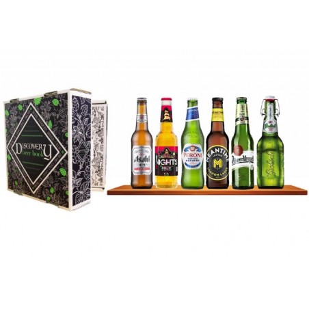 BOX DISCOVERY BEER BOOK 6 BIERES DU MONDE