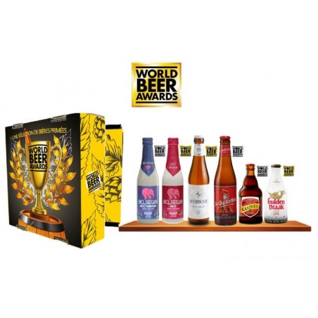 COFFRET 6 BIÈRES BELGES PRIMÉES WORLD BEER AWARDS