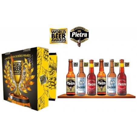 COFFRET PIETRA 6 BIERES PRIMEES WORLD BEER AWARDS