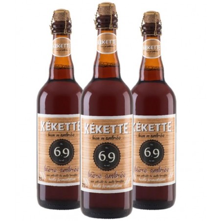 BOX BIERES KEKETTE AMBREE 3X75CL