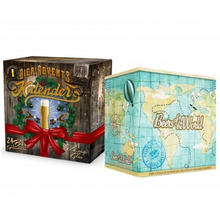 BOXES DECOUVERTE RENNES ET AVION 24 BIERES DU MONDE + 1 VERRE