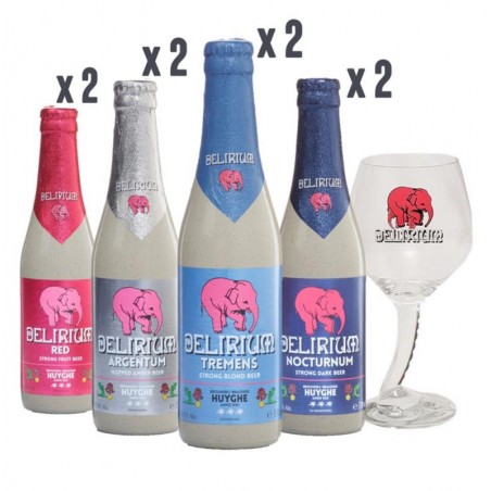 BOX DELIRIUM - 4*2*33CL+1VERRE