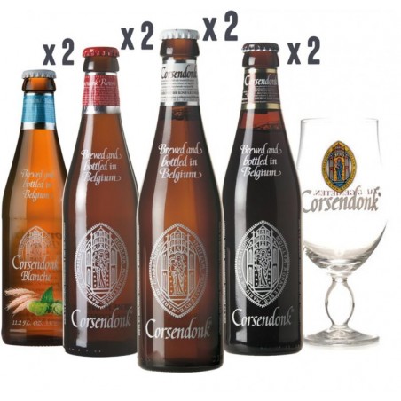 BOX CORSENDONK - 4*2*33CL + 1 VERRE