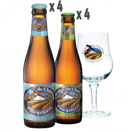 BOX QUEUE DE CHARRUE - 2*4*33CL + 1 VERRE