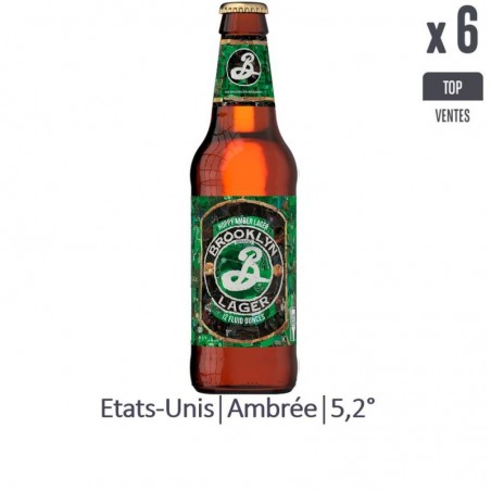 BROOKLYN LAGER 6*35,5CL