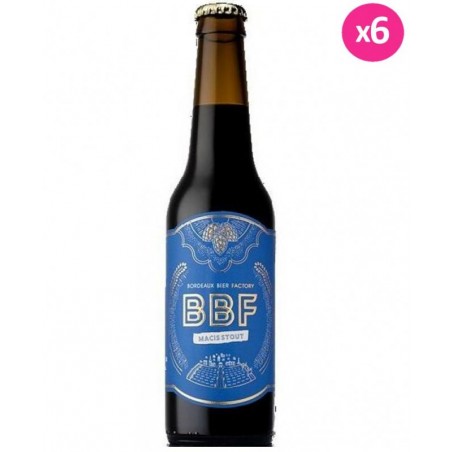 BORDEAUX BEER FACTORY MACIS STOUT 6*33CL
