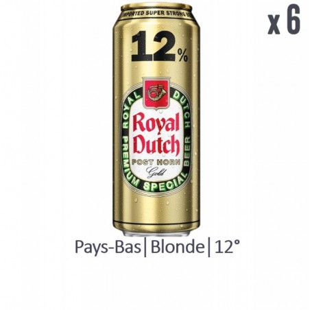 ROYAL DUTCH POST HORN 6*50CL CAN 12°