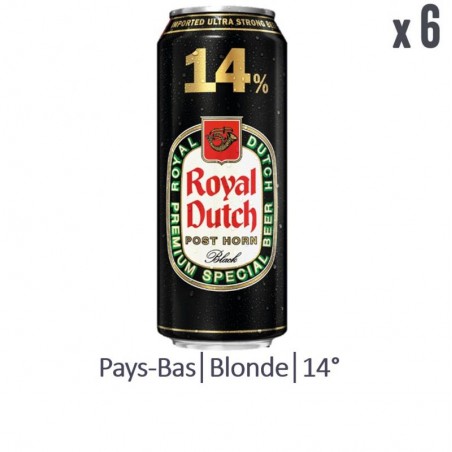 ROYAL DUTCH POST HORN 6*50CL CAN 14°