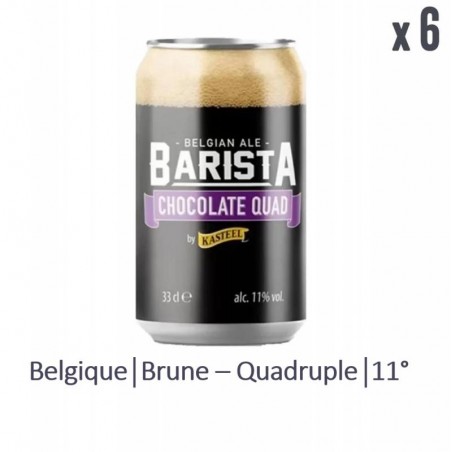 KASTEEL BARISTA CHOCOLATE QUAD 6*33CL CAN