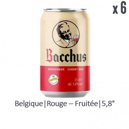 BACCHUS KRIEK 6*33CL CAN