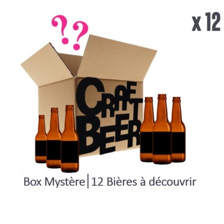 BOX MYSTERE 12X33CL BIERES A DECOUVRIR