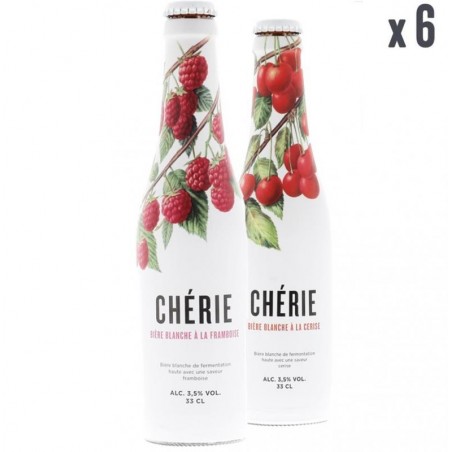 BOX FRUITEE CHERIE CERISE/FRAMBOISE 2*6 BOUTEILLES