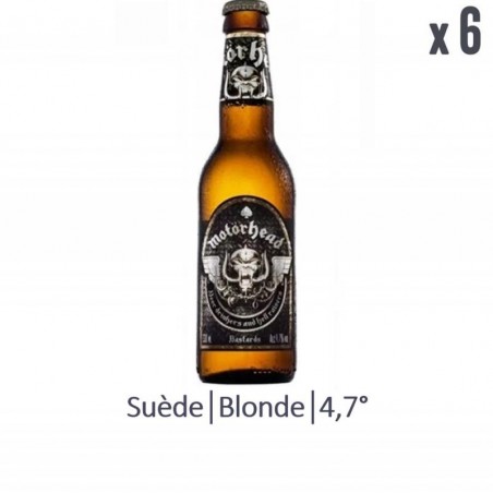 MOTORHEAD BASTARDS LAGER 6*33CL
