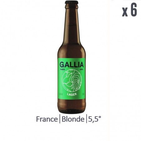 GALLIA LAGER 6*33CL