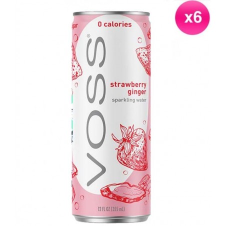 VOSS FRAISE GINGEMBRE 6*35.5CL