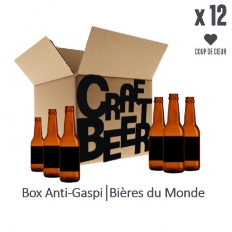 BOX ANTI GASPI 12 BIERES BLONDES DU MONDE