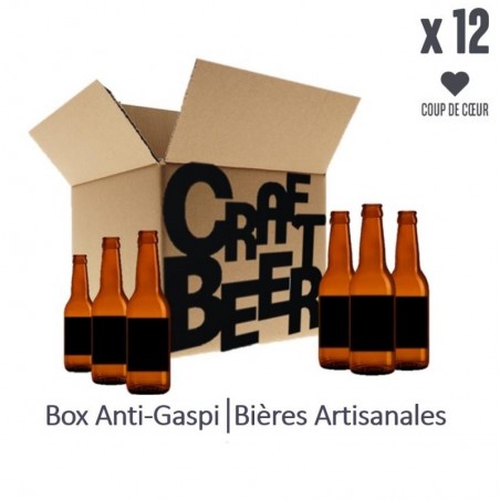 BOX ANTI GASPI 12 BIERES ARTISANALES